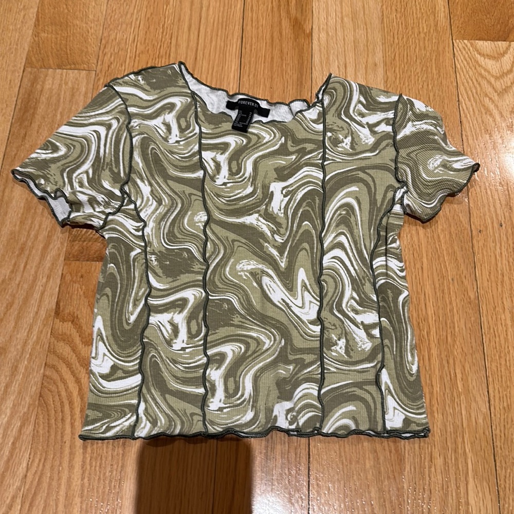 Swirl Crop top